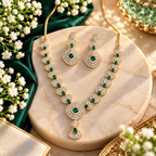 Emerald Royal Elegance Necklace Set
