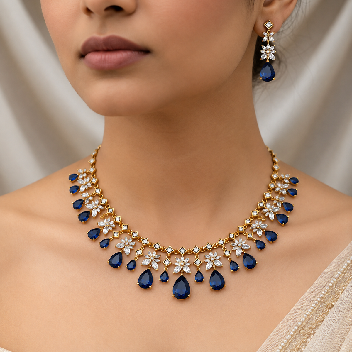 Anaya Pearl Necklace Set