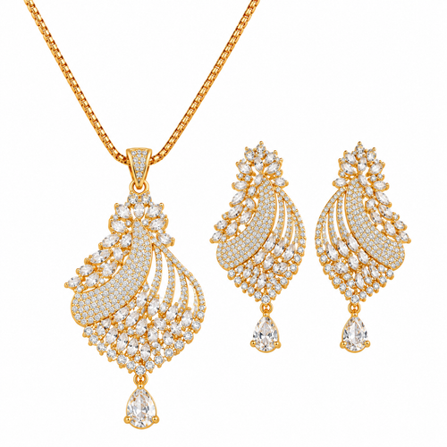 Celestial Diamond Grace Luxury Pendant Set