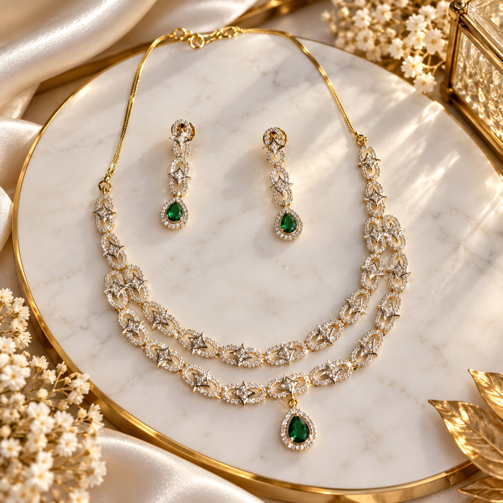 Emerald Symphony – Dual-Tone Luxury Collection