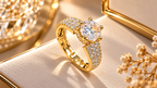 Solitaire American diamond Ring