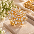 Radiance Floral Statement Ring