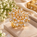 Radiance Floral Statement Ring