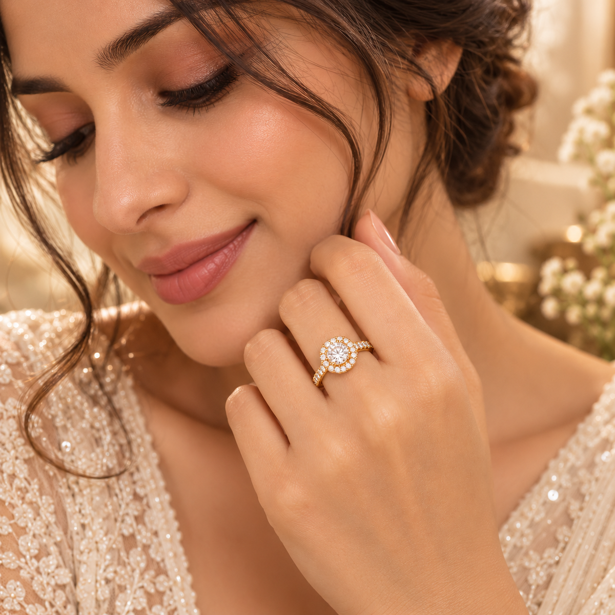 Riyana Halo Ring