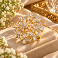 Radiance Floral Statement Ring