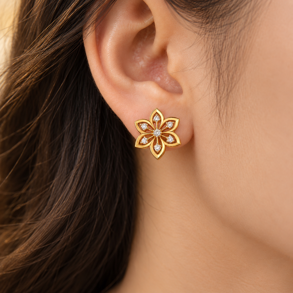 Vanya Floral Studs