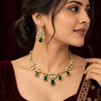 Navya Kundan Necklace Set